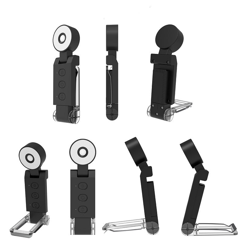 Lampe de lecture LED ronde- noire