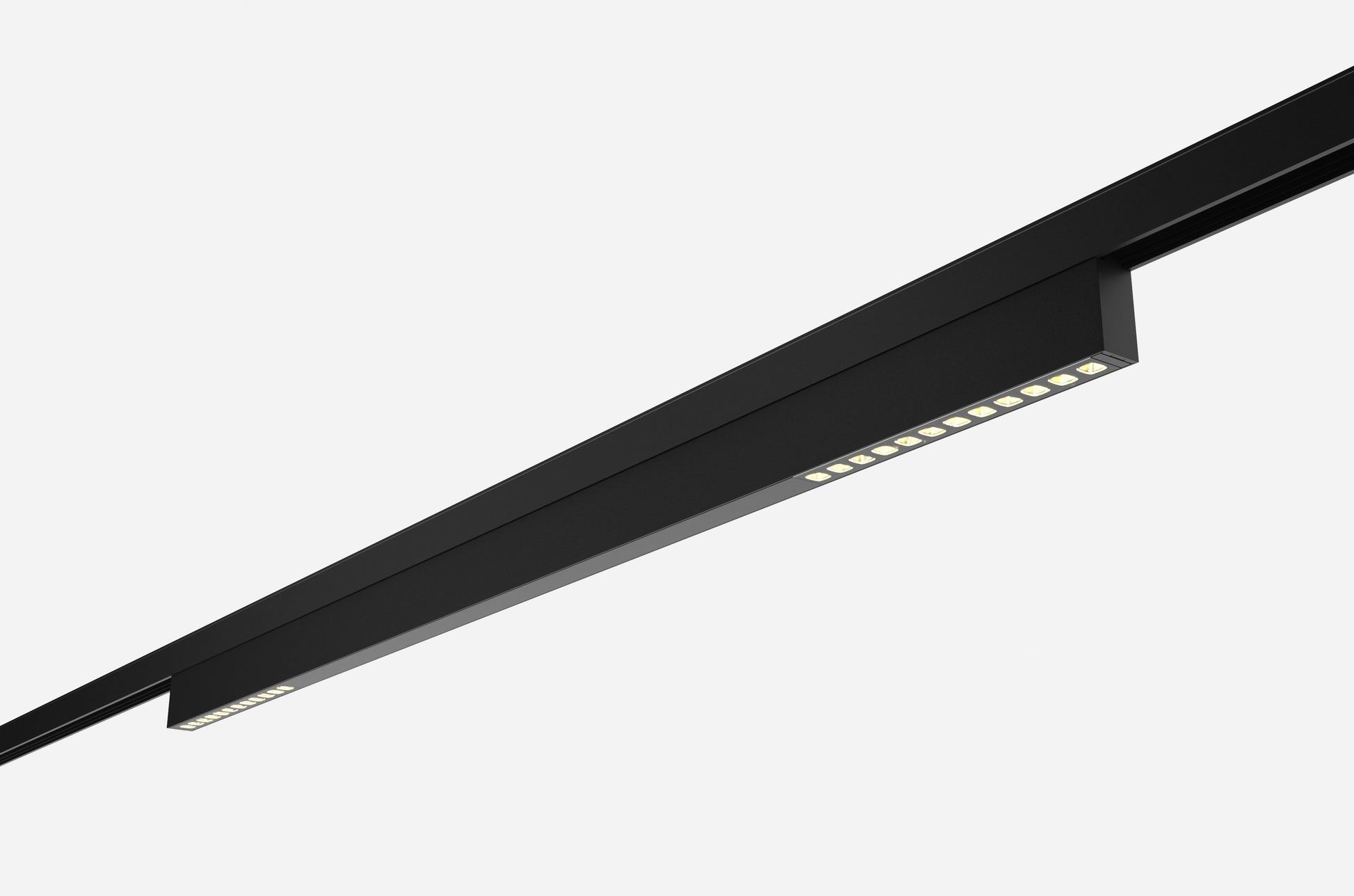 Luminaire linéaire sur rail Raxa Opale 1200 25W 1985lm 940 DALI Noir