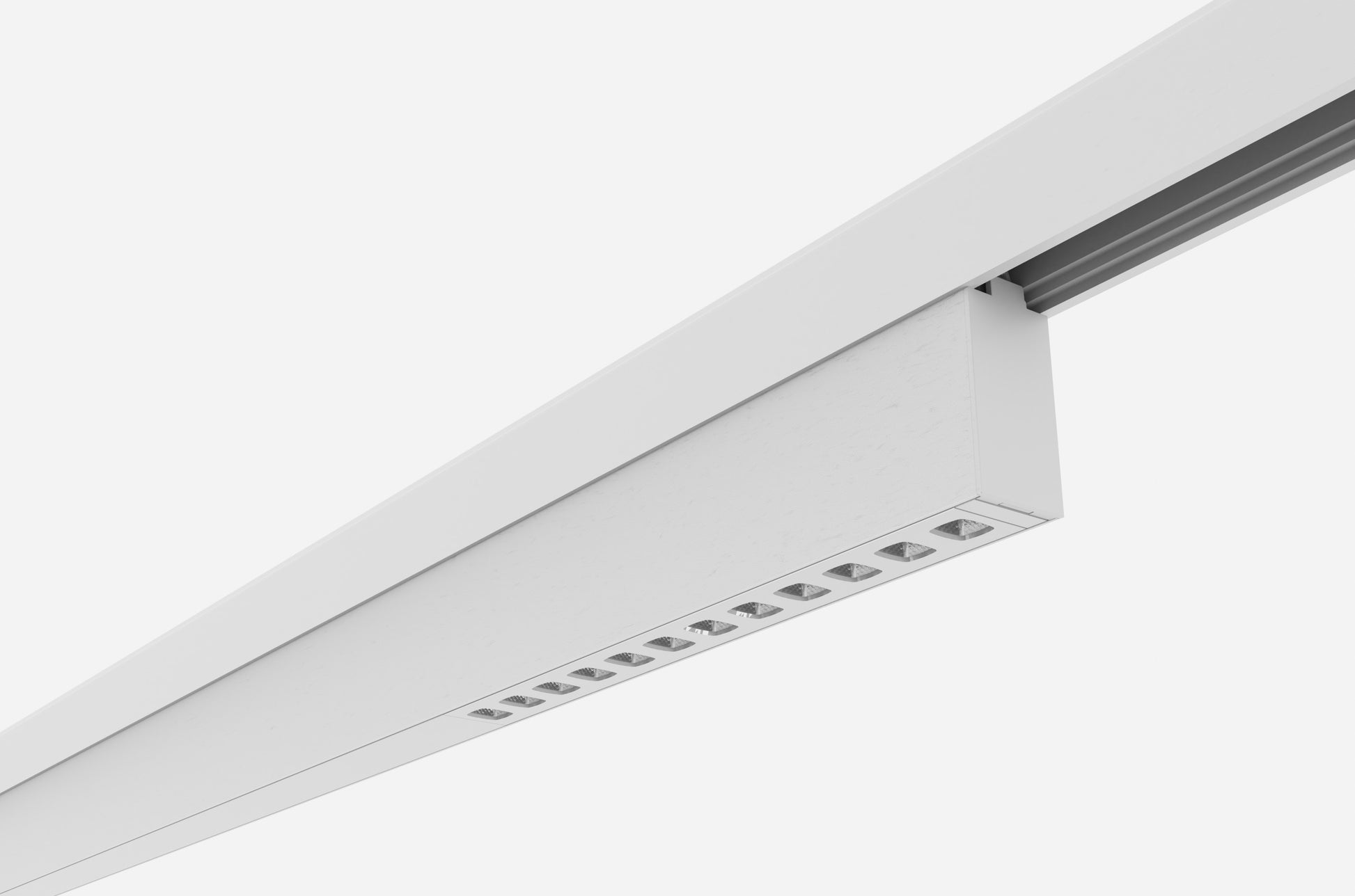 Luminaire linéaire sur rail Raxa Opale 900 19W 1495lm 940 DALI Blanc