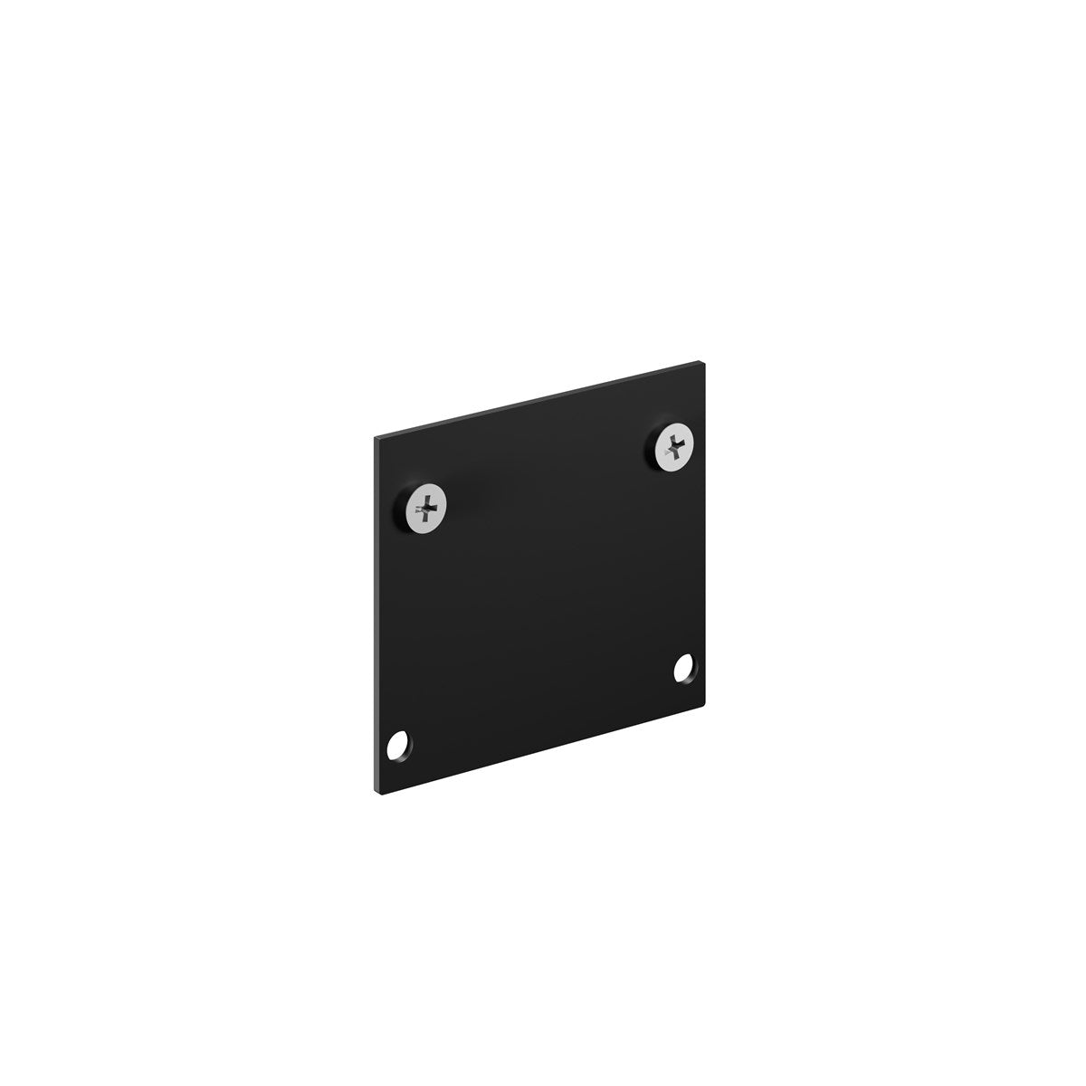 Rail Lytespan Encastré Trimless Platine terminale supérieure +Vis Noir 9004/TR-B