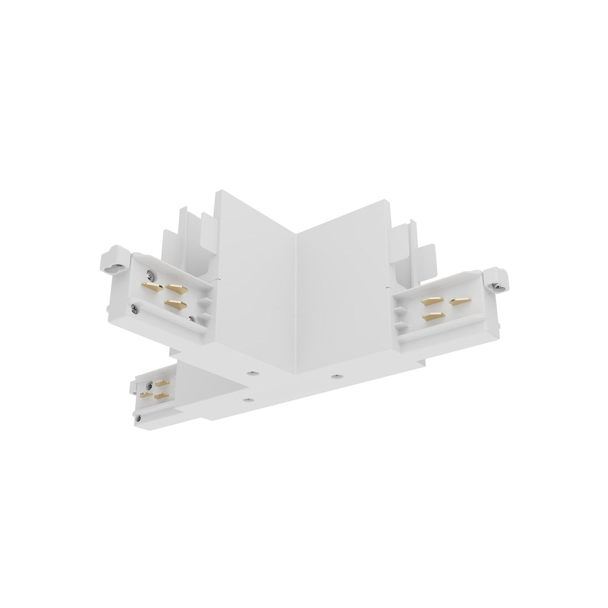 Lytespan Rail en version H Alimentation en T Extérieure droite Blanc 9014/W-H