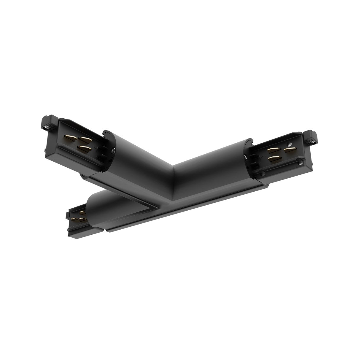 Lytespan en section ronde Alimentation en T Intérieure droite Noir 9016-ST15/B