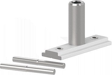 Rail Lytespan en section ronde Kit de suspension SET9 M6 Blanc S-9000-P8-W2