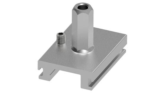 Rail Lytespan en version H Etrier+Suspension Tige M6 S-9000/112-M6-H