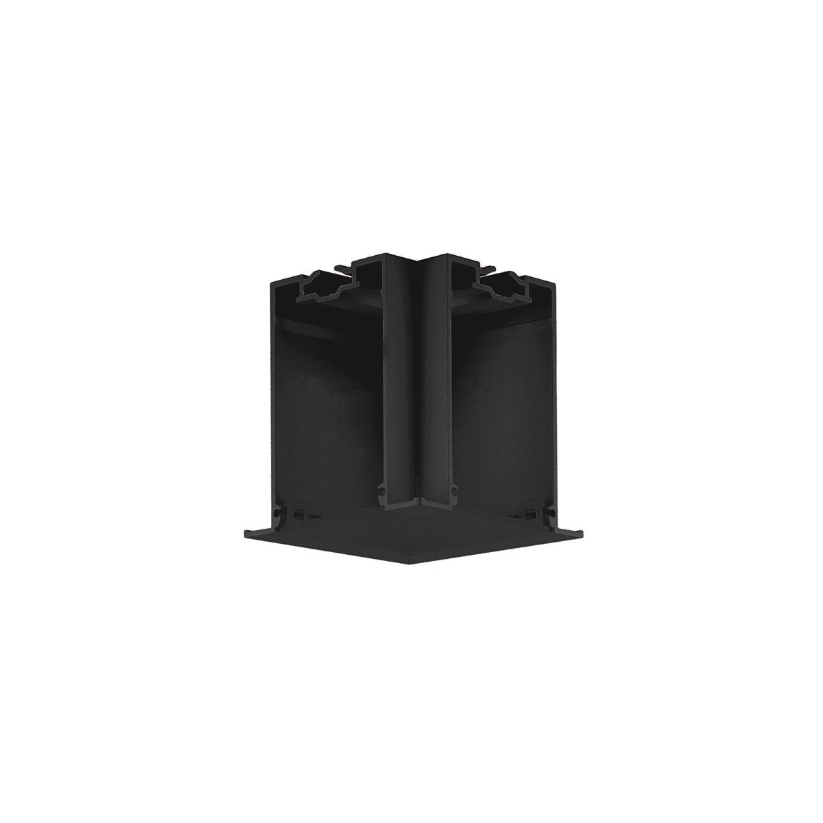 MC2 - Mini Continuum II Connecteur d'angle 90 avec bords Horizontal noir opale