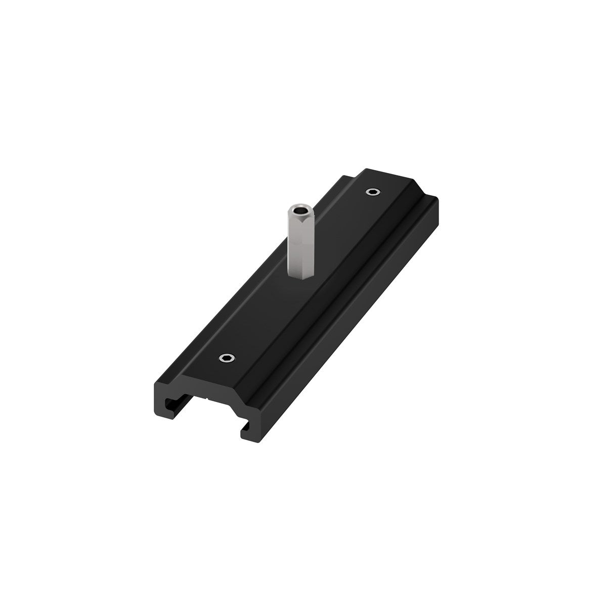 Rail OneTrack Support moyen avec pince M6 Aluminium Noir S-9000/322-M6-B