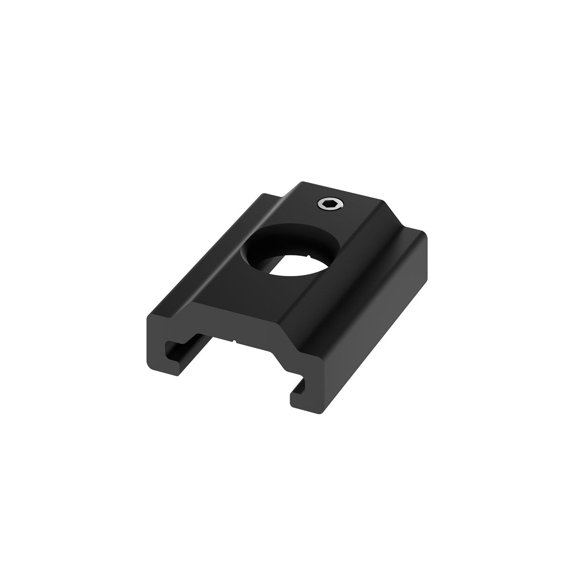 Rail OneTrack Support court avec pince M13 Aluminium Noir S-9000/312-M13-B
