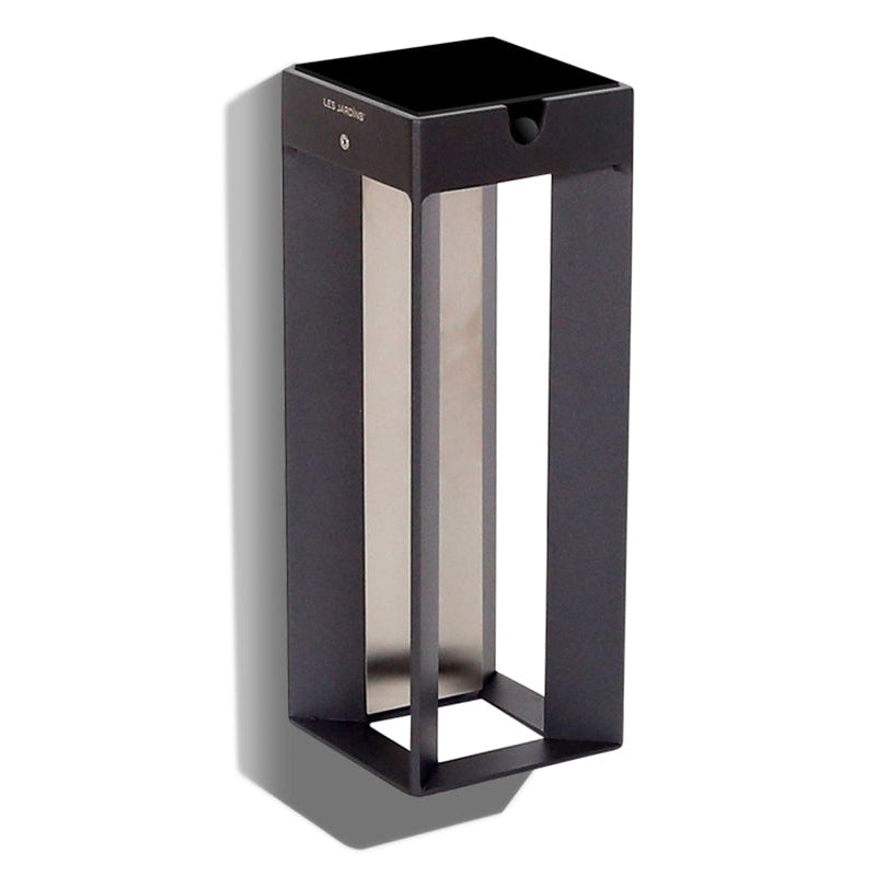 Applique murale solaire Blade en alu gris 