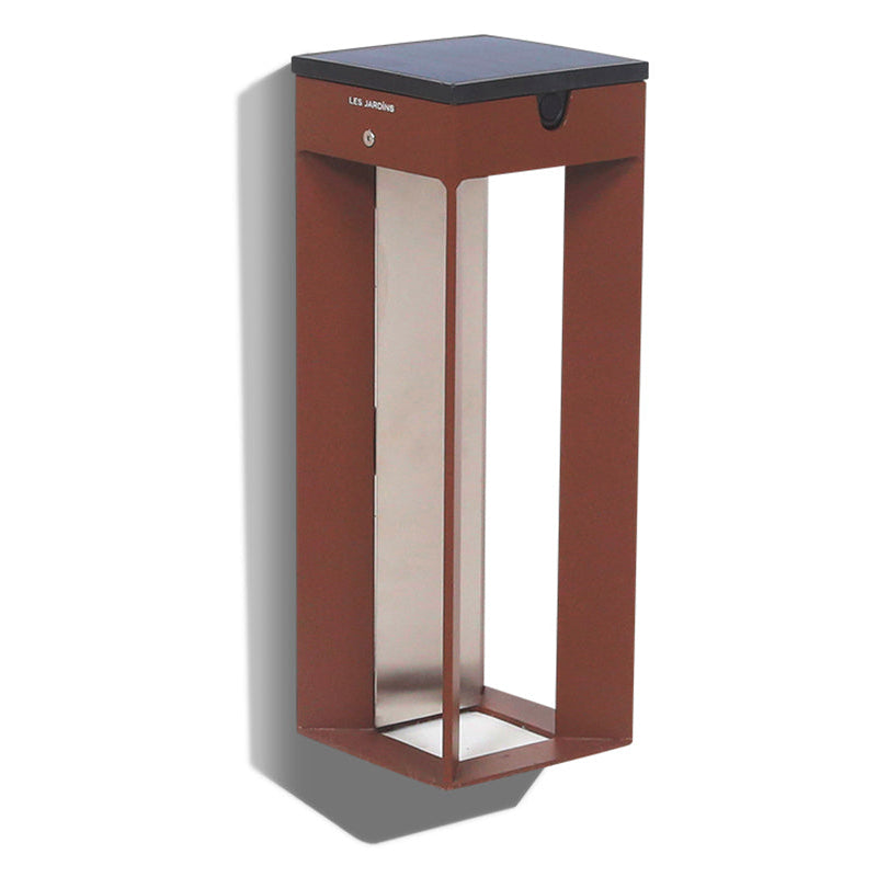 Applique Murale solaire en Alu Corten 
