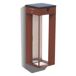 Applique Murale solaire en Alu Corten 