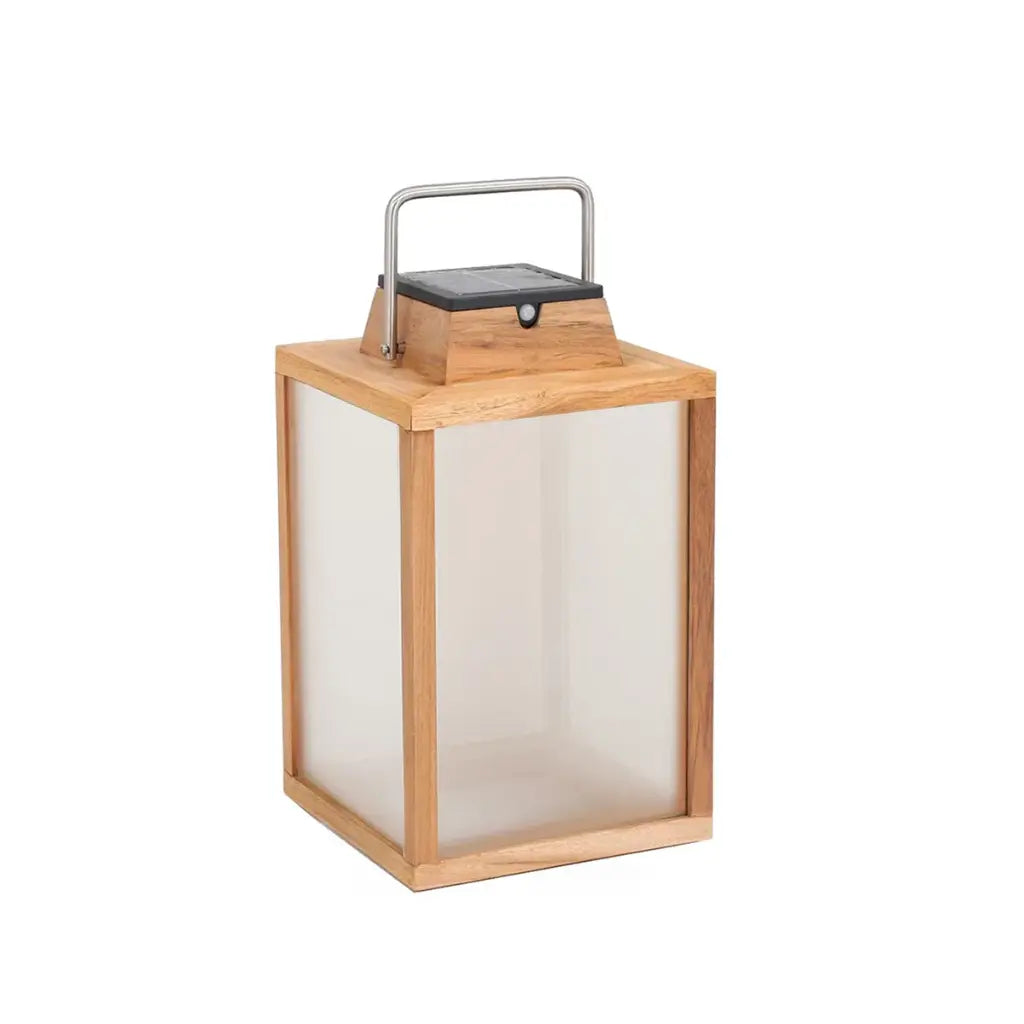 Lanterne solaire TRADITION teck 40 cm – Les Jardins