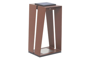 Lanterne solaire SKAAL Corten 40 cm Les Jardins