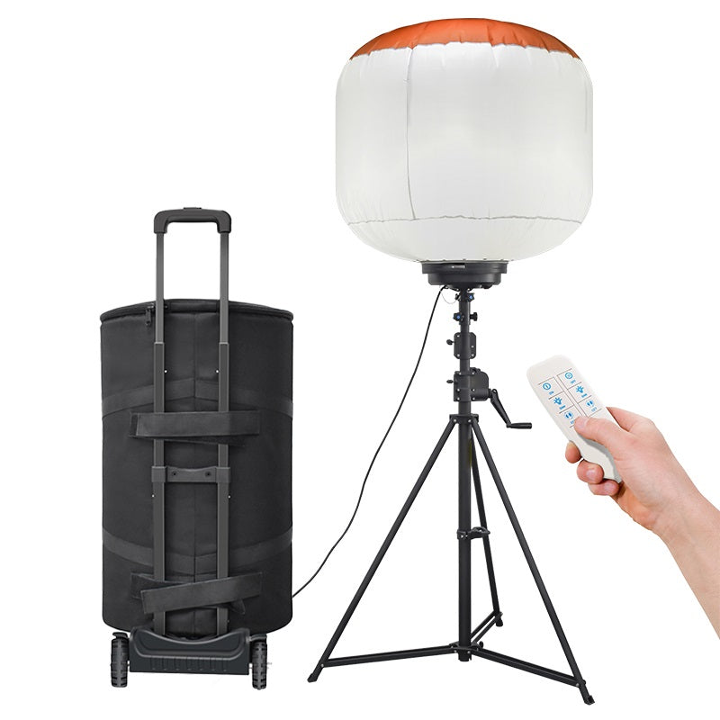 Ballon éclairant LED pour chantier 1200W-192000 lm