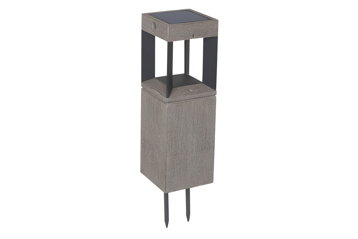 Borne solaire TECKALU Noire 45cm-Les Jardins