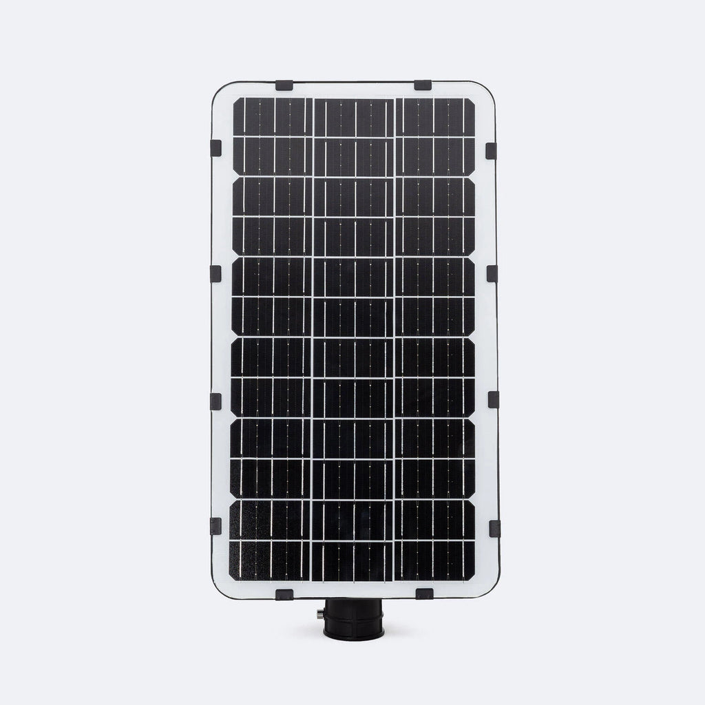 Lampadaire LED Solaire 10200 lm 170 lm/W avec MPPT et Détecteur de Mouvement 3000K