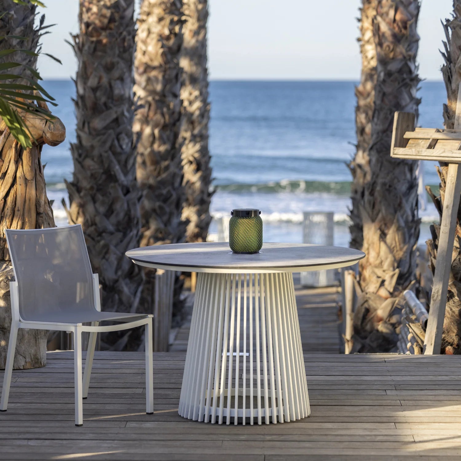Lampe de Table Solaire Lolie Olive - Les Jardins