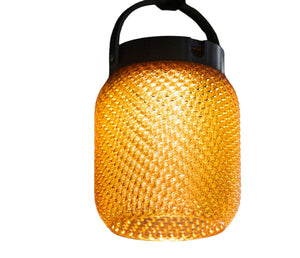 Lampe de Table Solaire Lolie Safran - les jardins