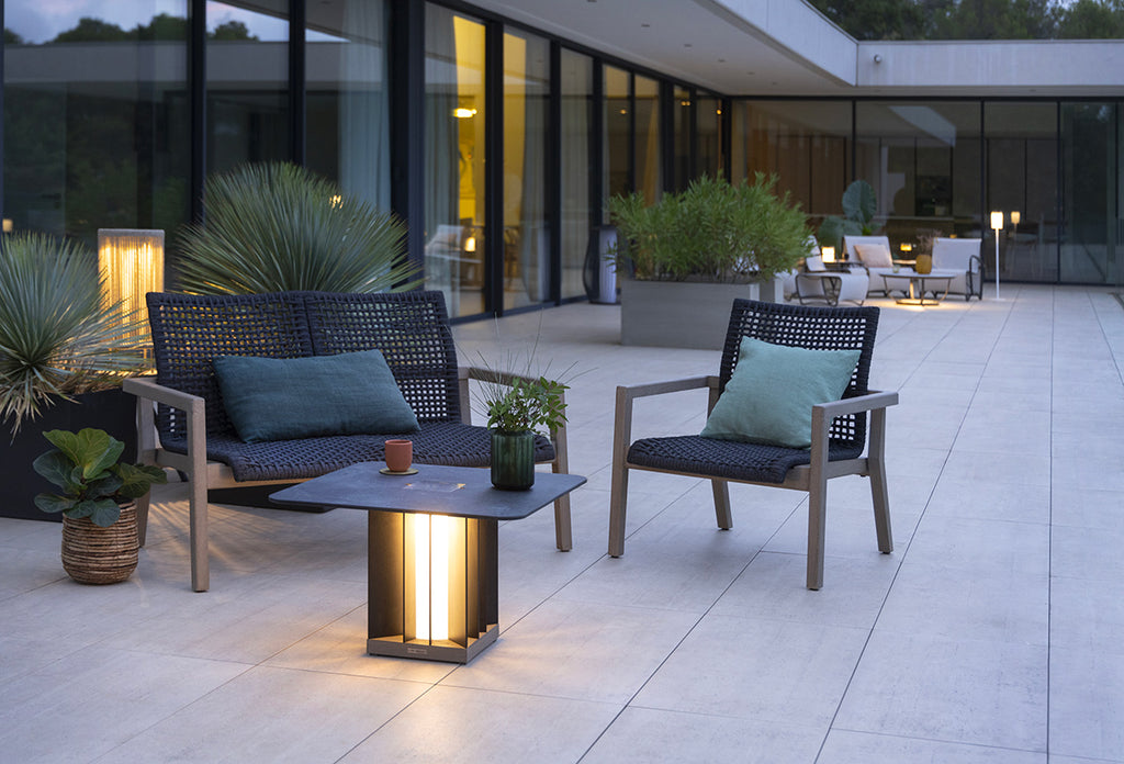 Table basse lumineuse TECKALU Les Jardins