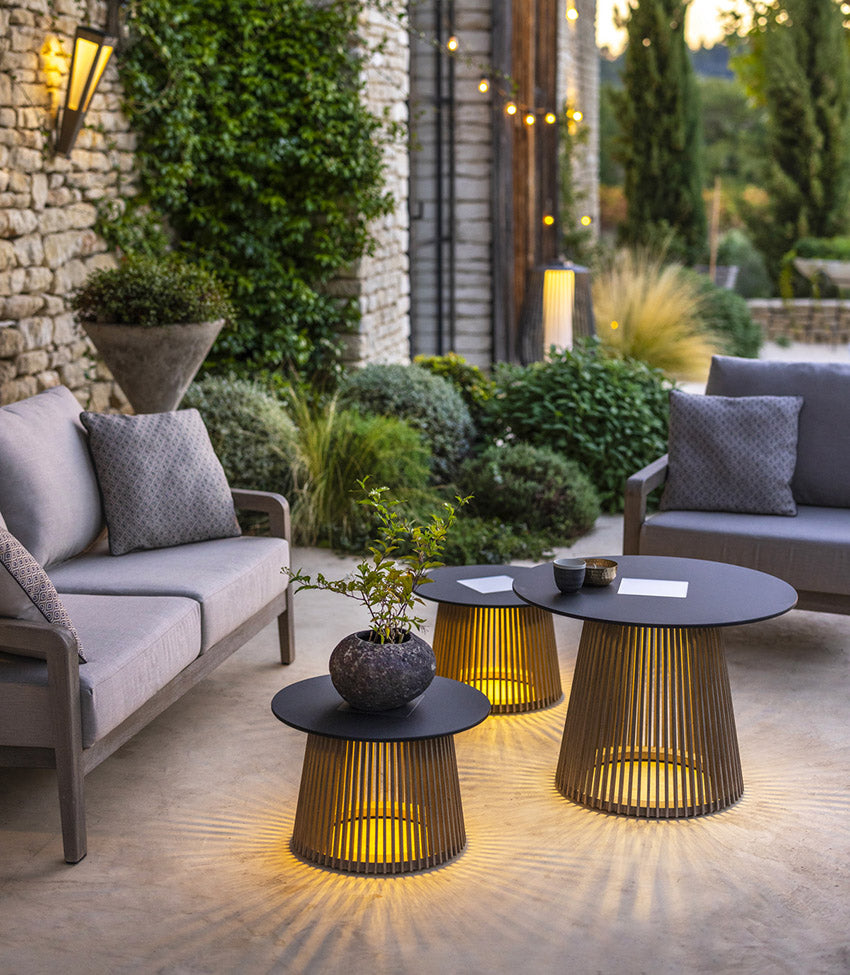 Table basse lumineuse TECKA- L Les Jardins
