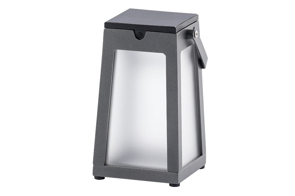 Lampe solaire TINKA aluminium Gris Espace 300 lm – Les Jardins