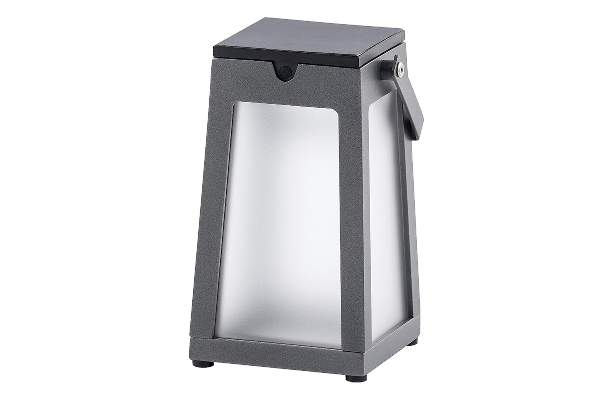 Lampe solaire TINKA aluminium Gris Espace 300 lm – Les Jardins