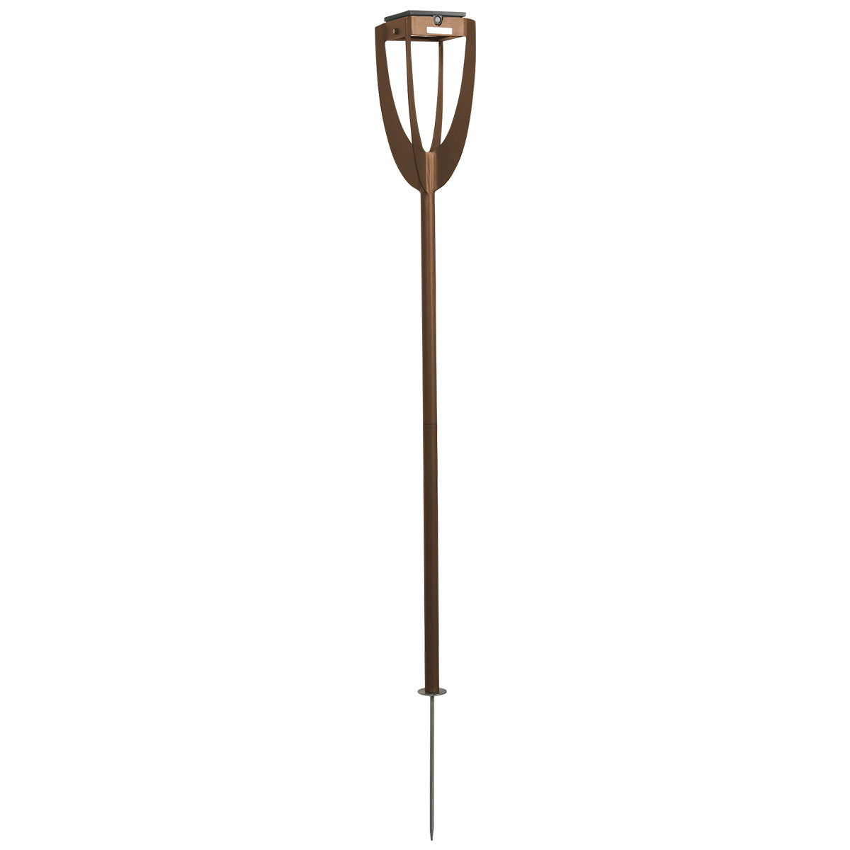Torche solaire TULIP ajustable Corten Les Jardins